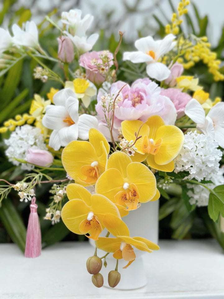 Sunlit Serenity Floral in the Pot (1-sided)