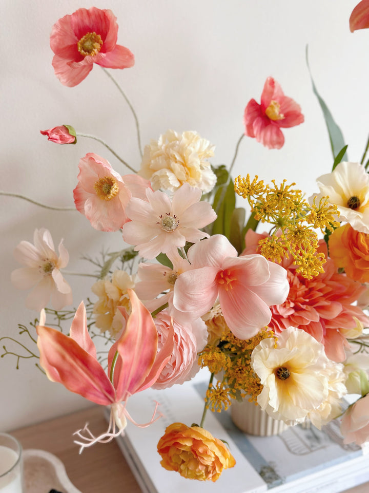 Sunlit Bloom Symphony In The Pot (1-sided)