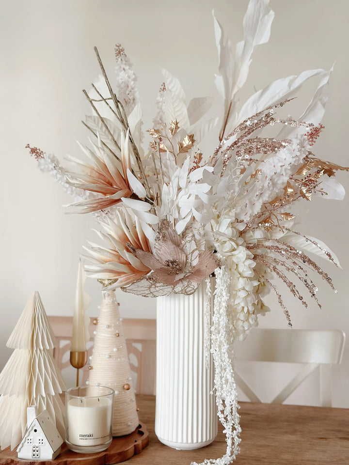 Opulent Champagne Bloom in The Vase