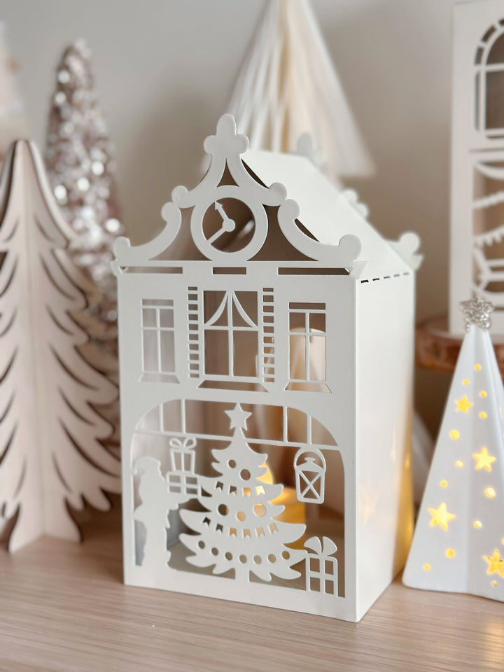 PRE-ORDER (3-9 Dec): Whimsical Christmas Village Tealight Houses (4 options)