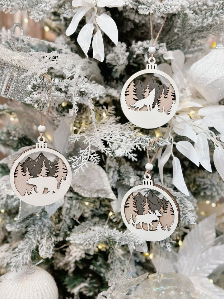 Wilderness Wonders Ornament (set of 3)