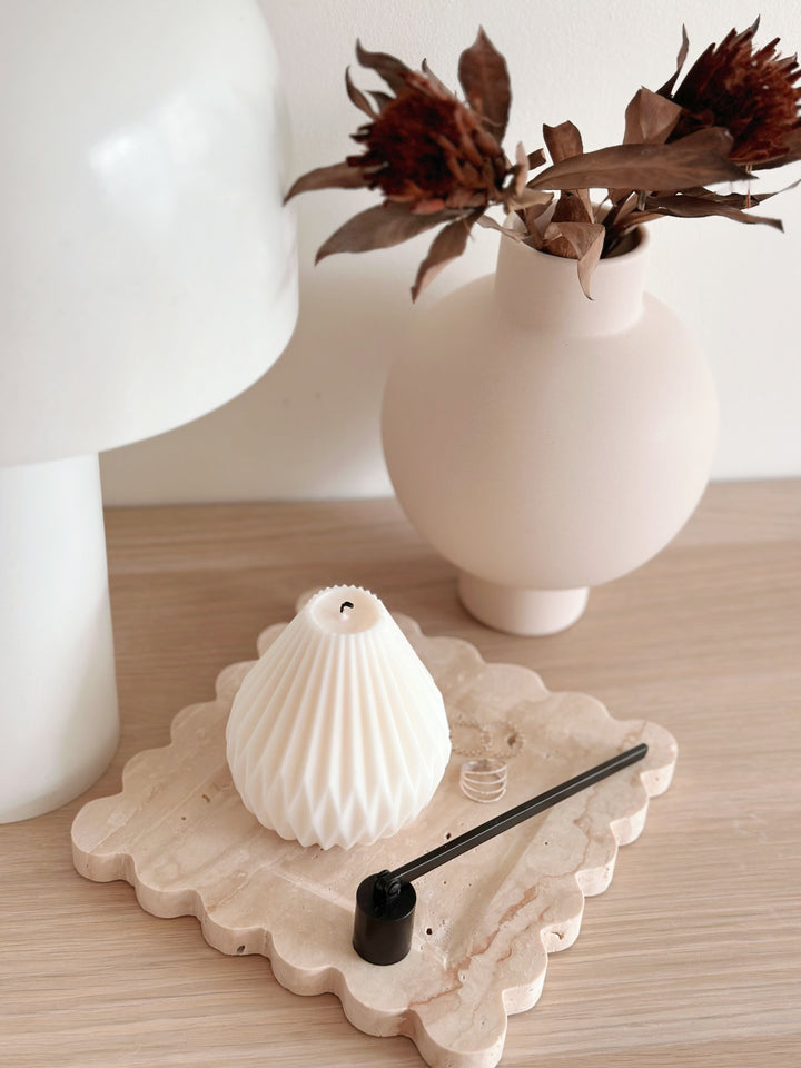 Travertine Elegance Vanity Tray