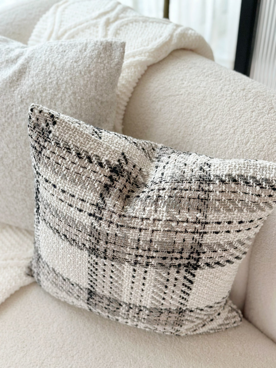 Rustic Tartan Comfort Cushion Cover