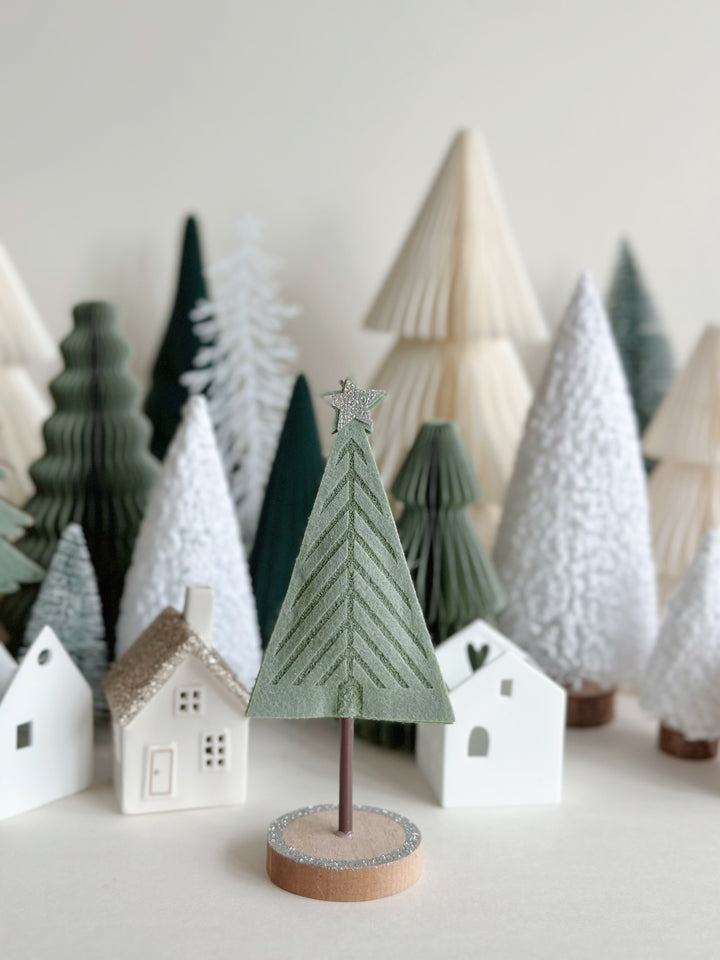 Felted Woodland Charm Tree