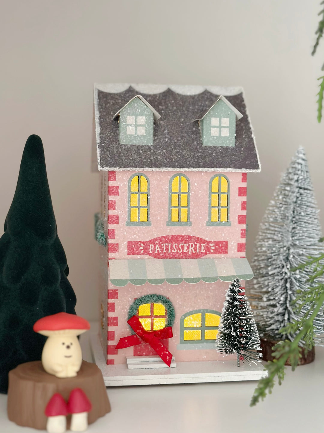 Village Christmas Paper Bakery Decoration