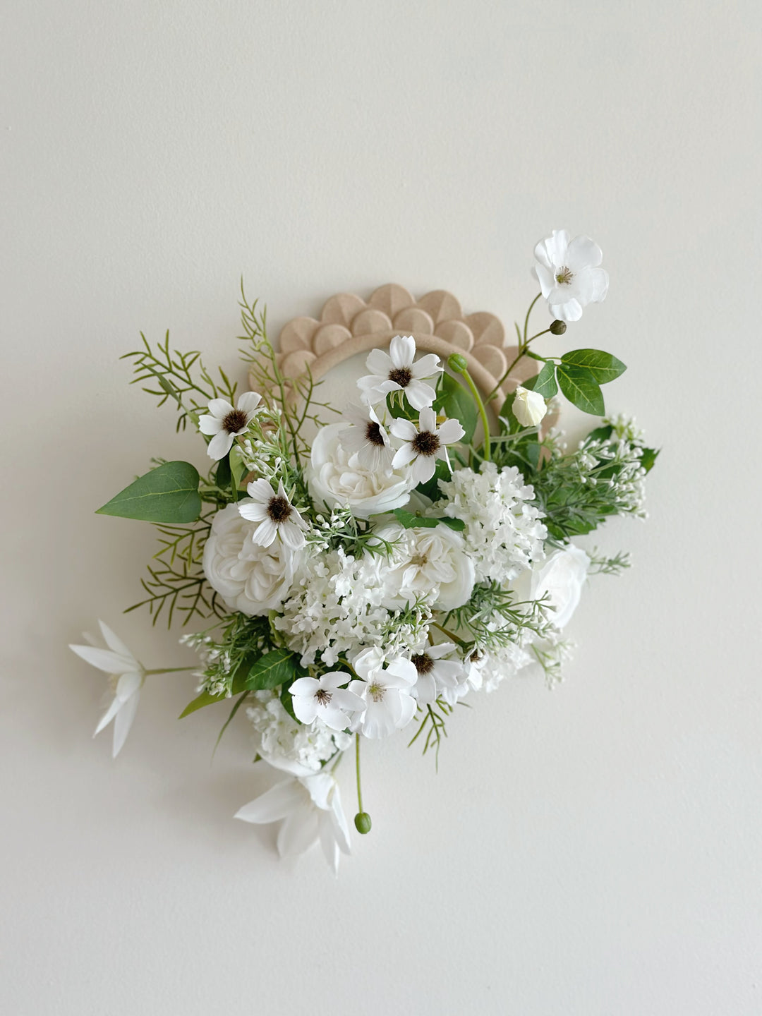 Serene Ivory Garden Wall Decor