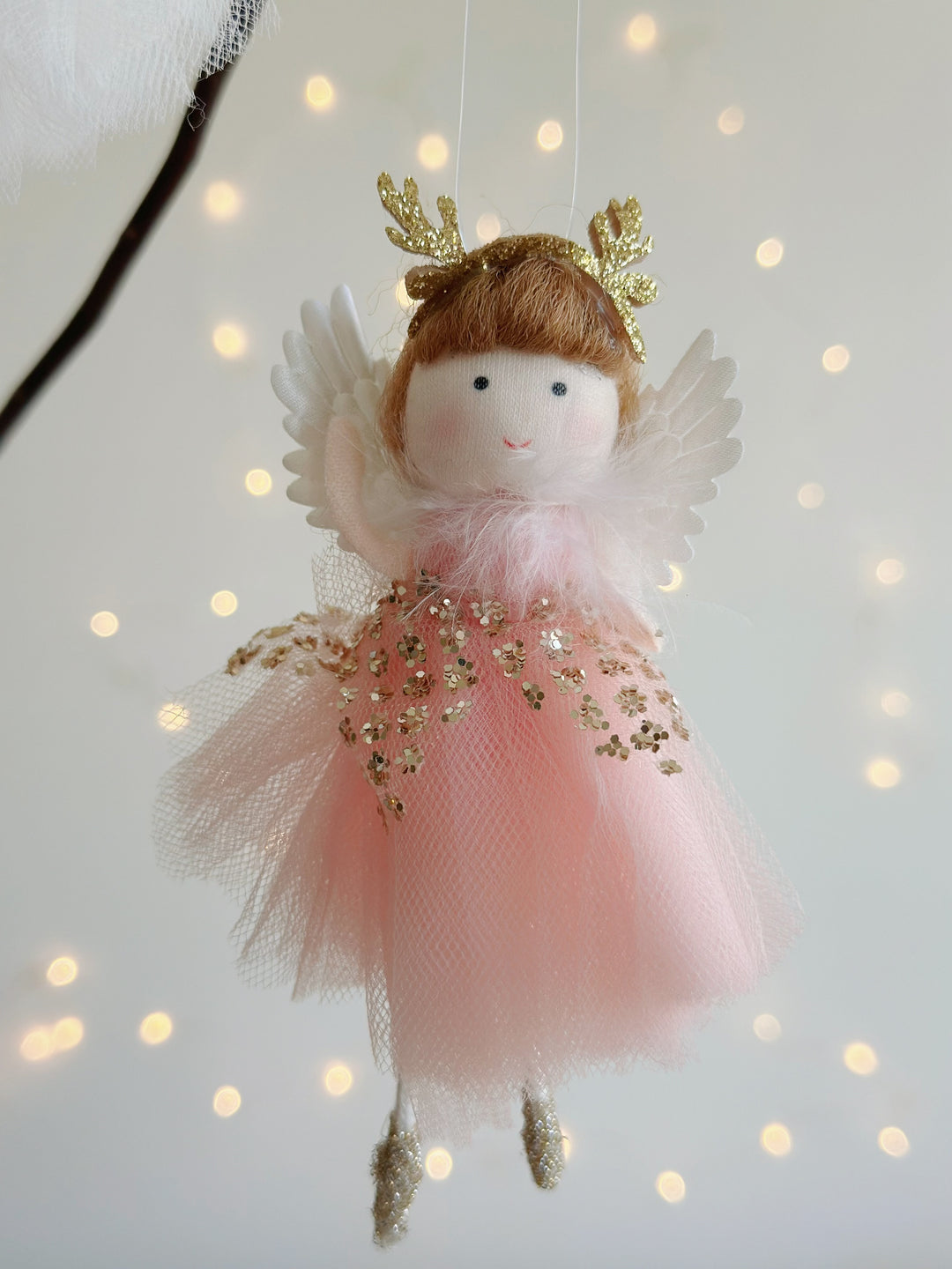 Twinkling Angel Ornament (2 colours)