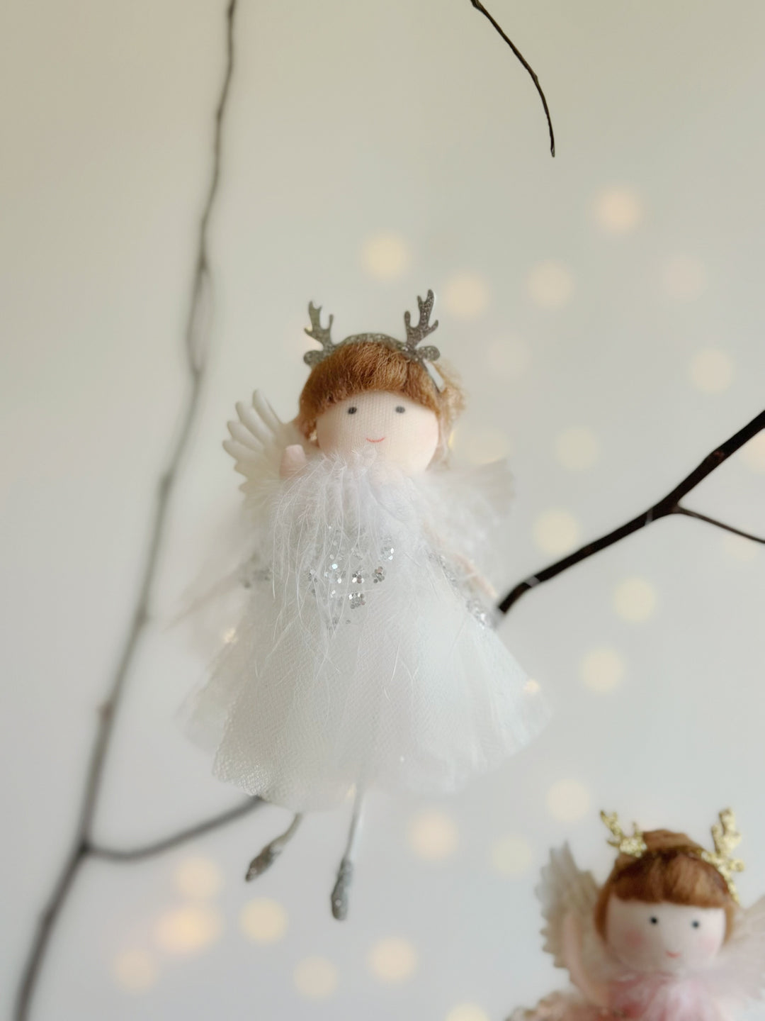 Twinkling Angel Ornament (2 colours)