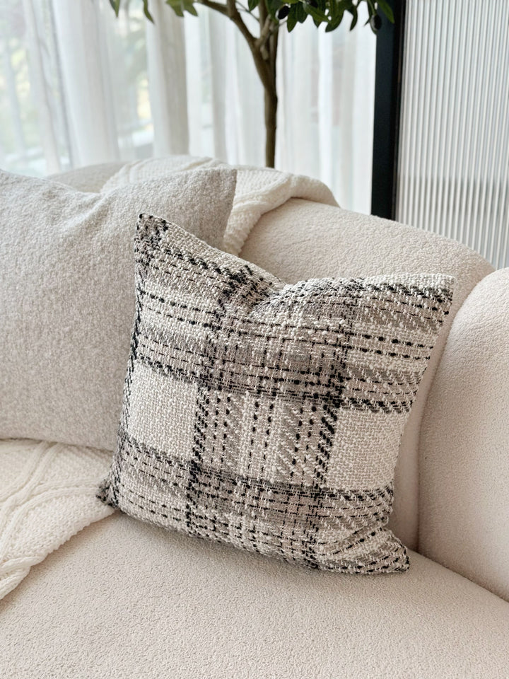 Rustic Tartan Comfort Cushion Cover