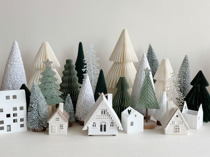 PRE-ORDER (21-27 Nov): Dusty Green Magnetic Paper Trees (set of 2)