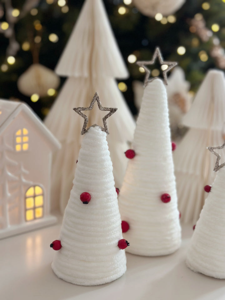 Frosted Elegance Tree Trio (set of 3)