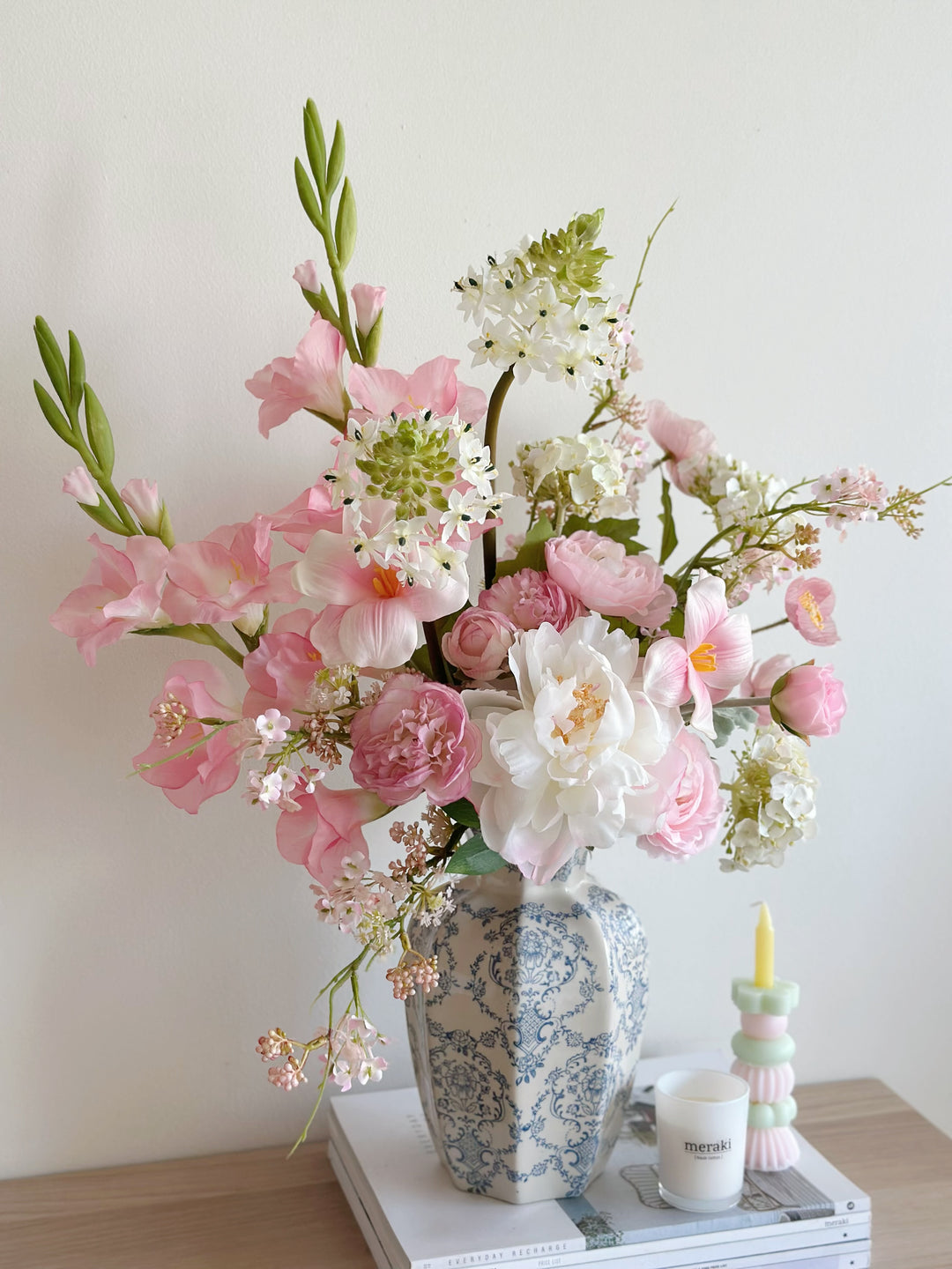 Blooming Fortune in Oriental Vase (1-sided)