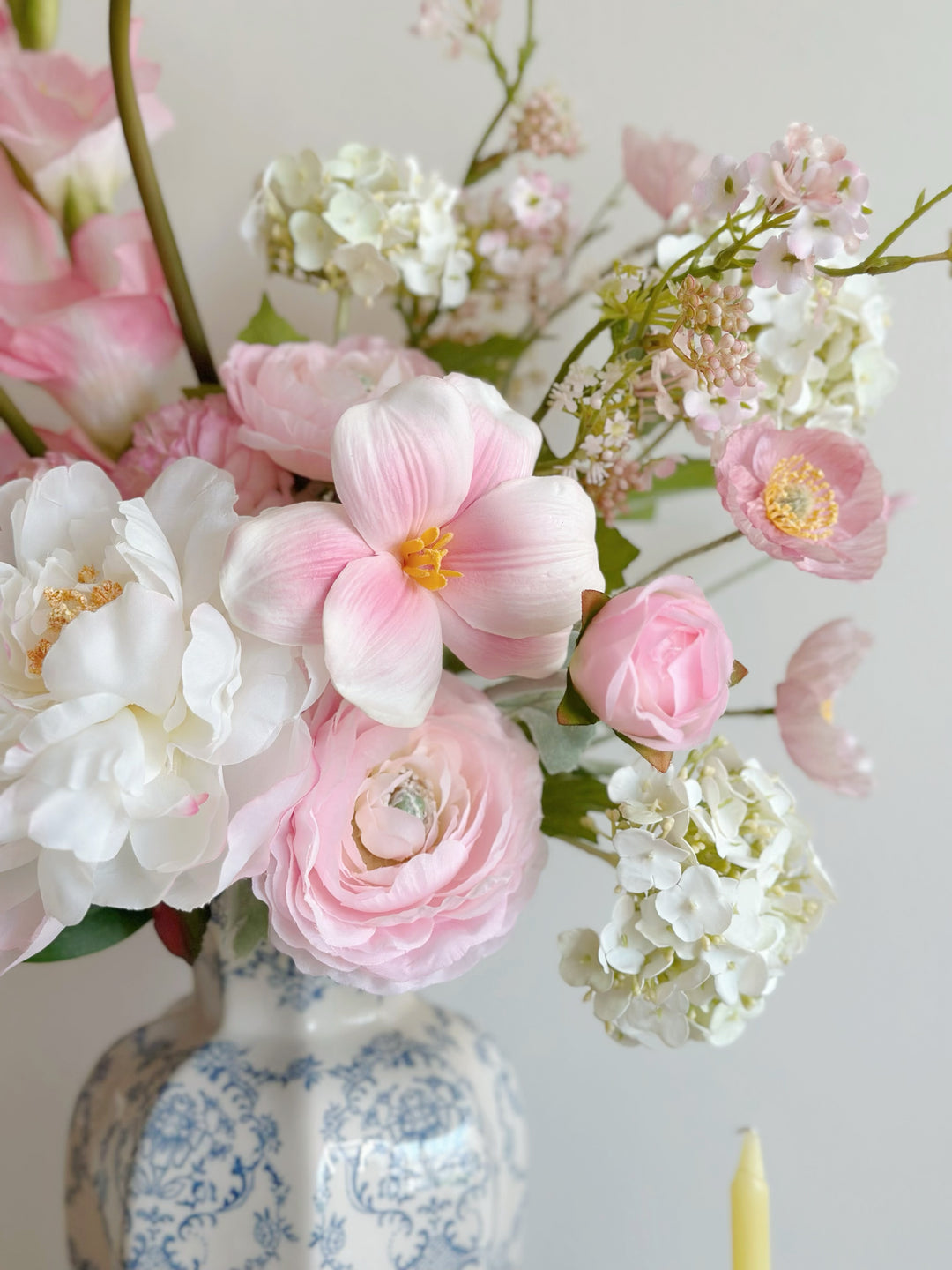 Blooming Fortune in Oriental Vase (1-sided)