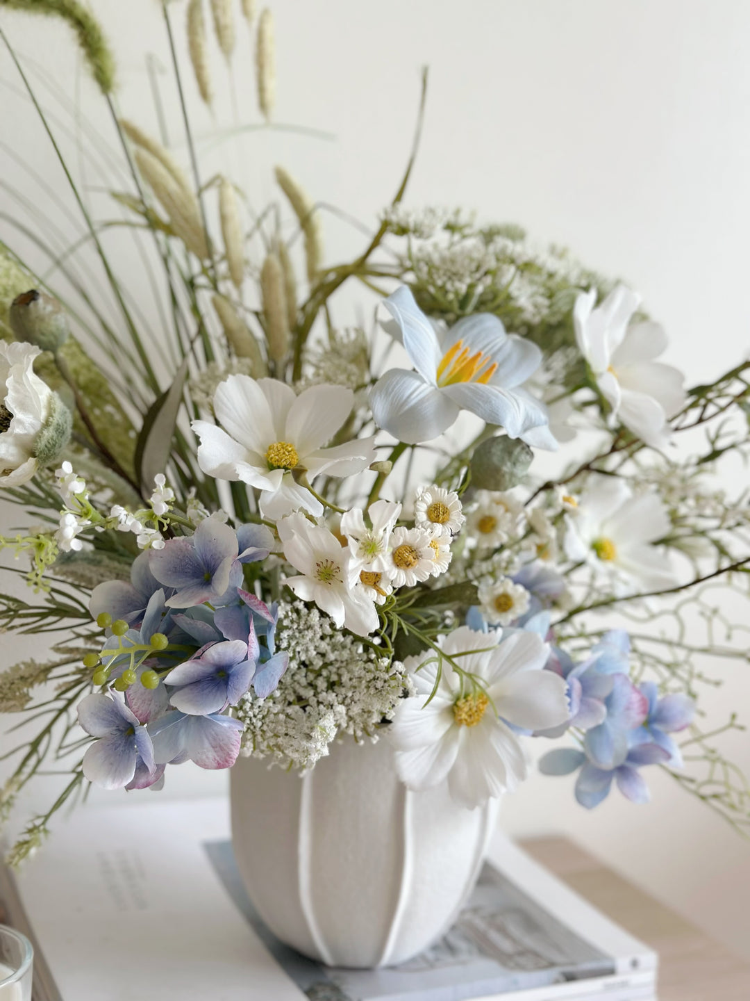 Cloud Kissed Wildflower Garden In The Pot (1-sided)