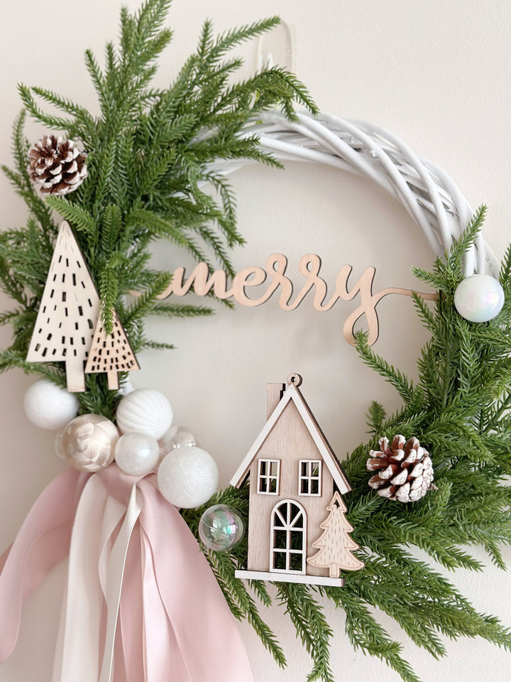 Merry Woodland Charm Wreath