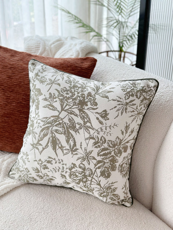 Botanical Harmony Cushion Cover