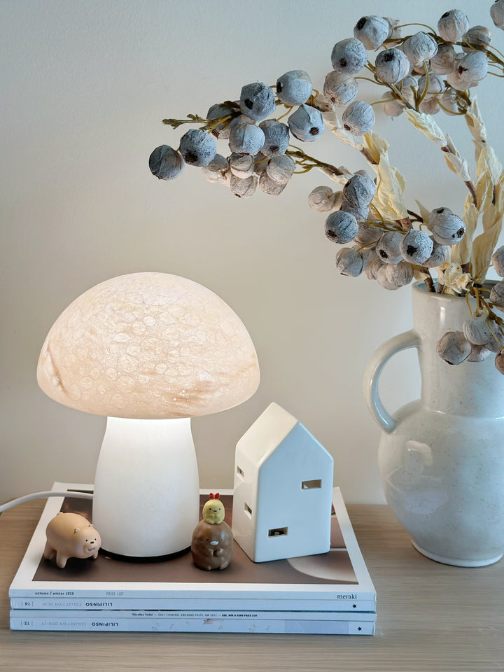 Speckled Enchanted Glow Mushroom Table Lamp