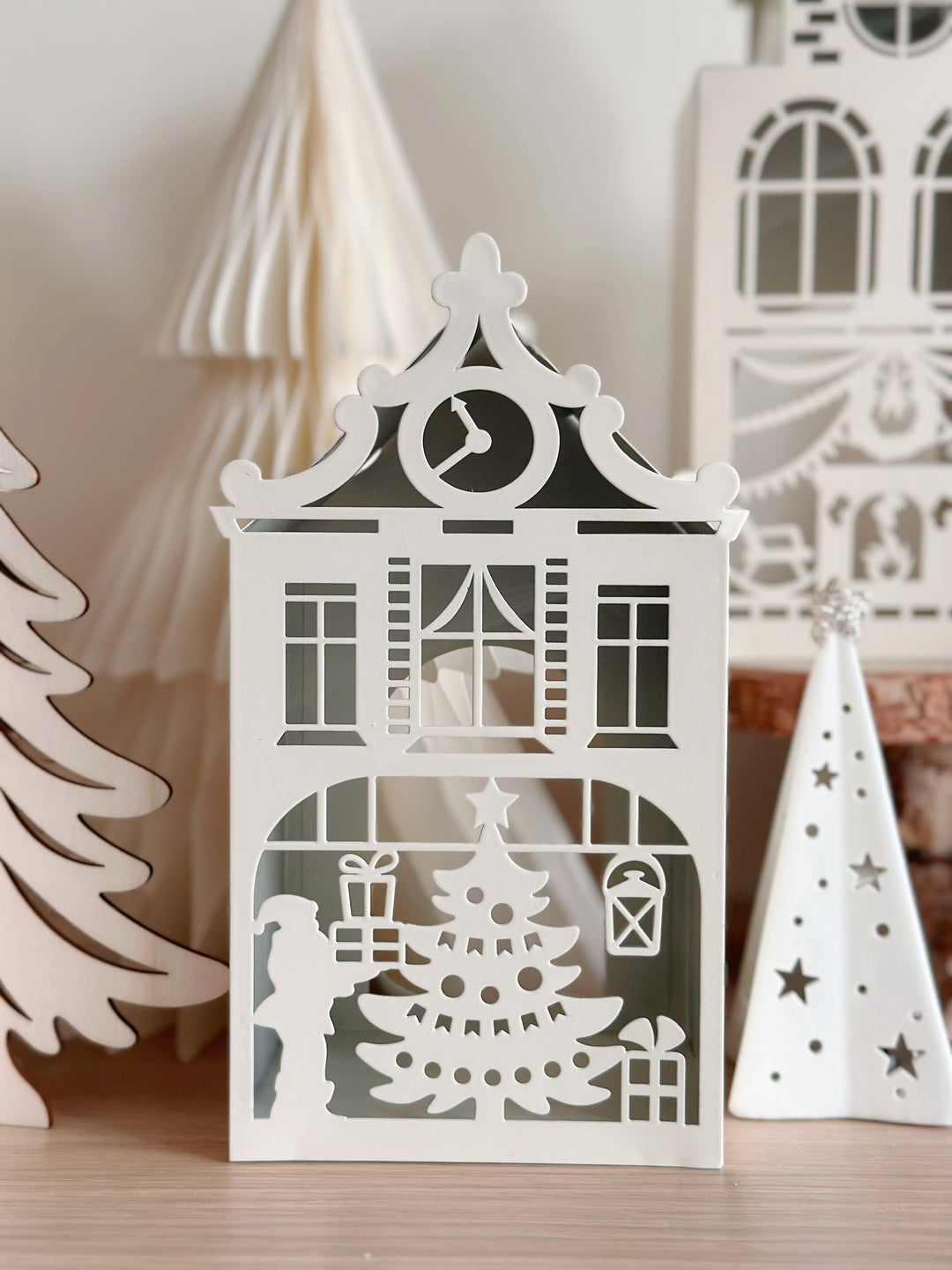 PRE-ORDER (3-9 Dec): Whimsical Christmas Village Tealight Houses (4 options)