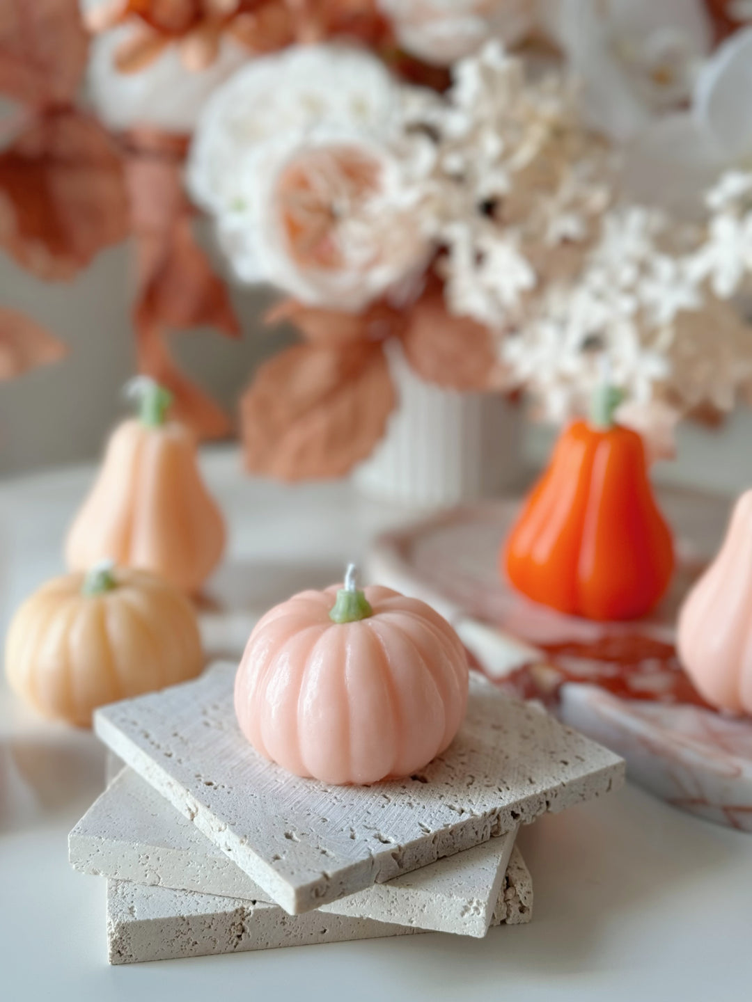 Golden Harvest Pumpkin Candles (6 options)