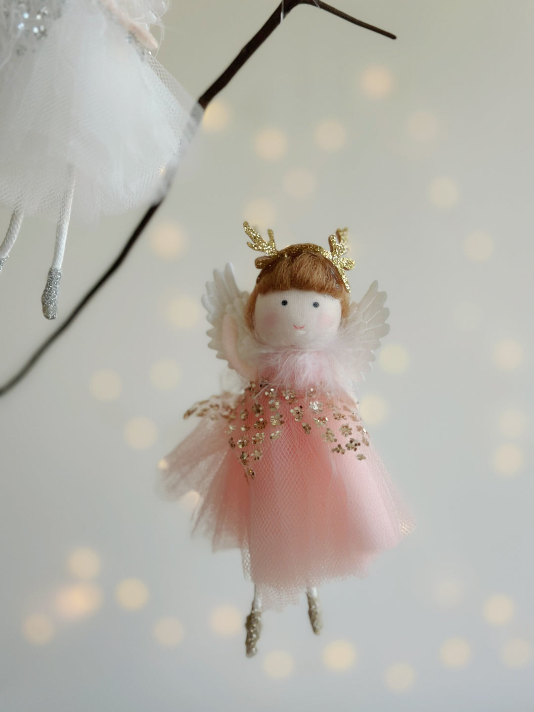 Twinkling Angel Ornament (2 colours)