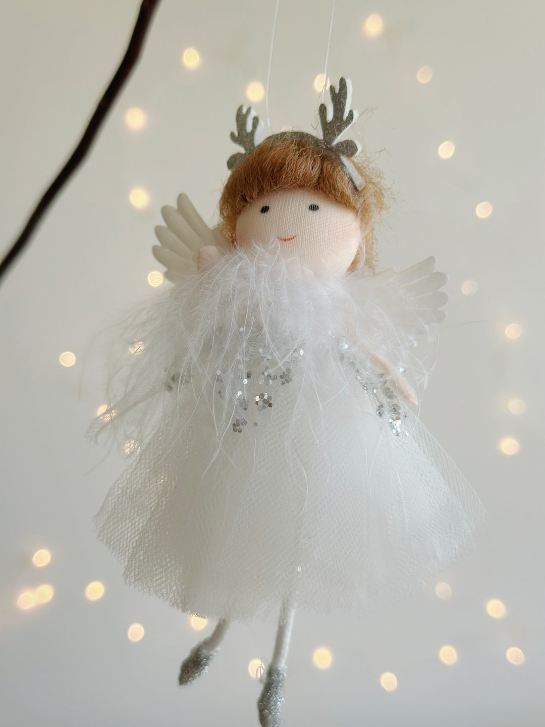 Twinkling Angel Ornament (2 colours)