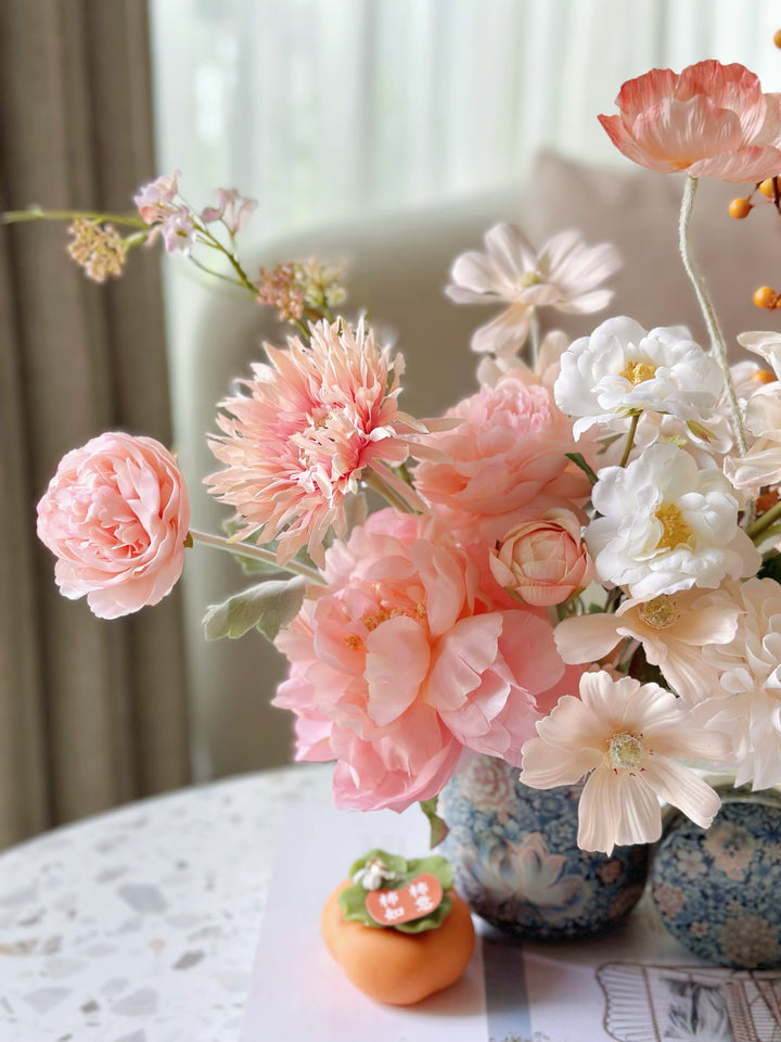 Radiant Bloom in Oriental Jar (1-sided)