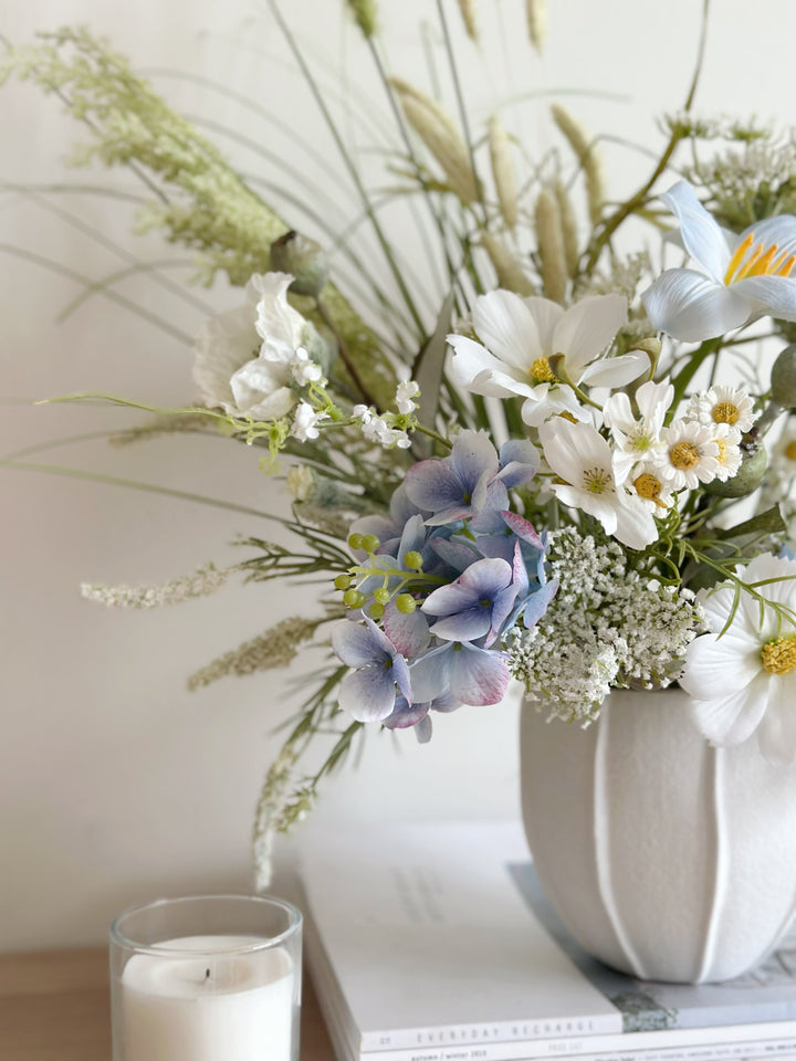 Cloud Kissed Wildflower Garden In The Pot (1-sided)