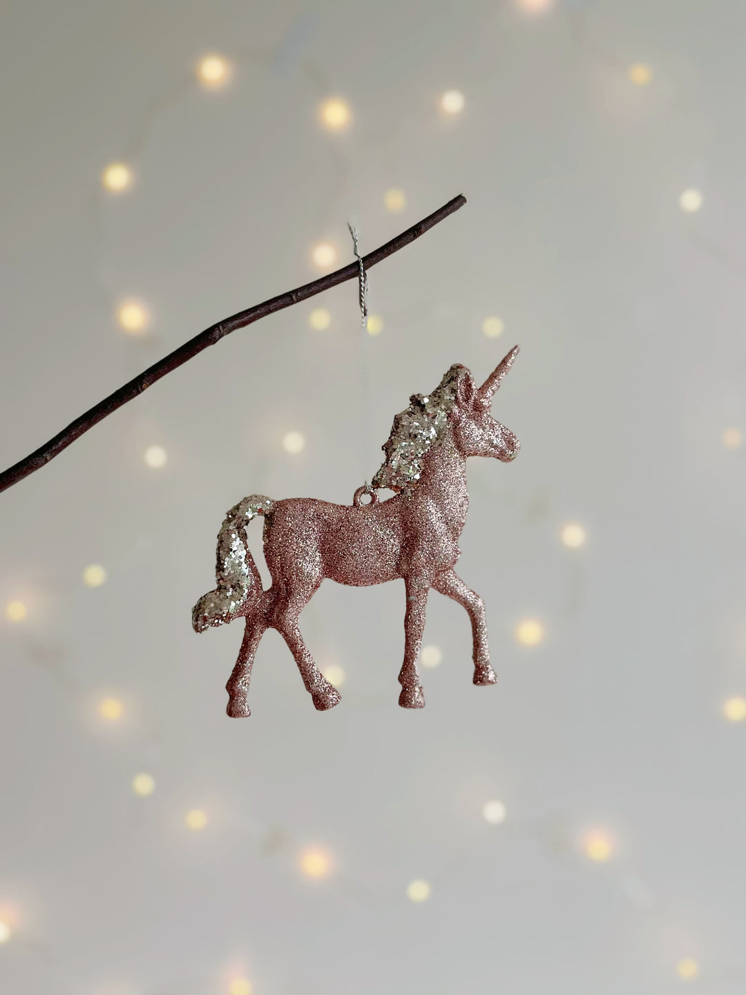 Sparkling Unicorn Ornament