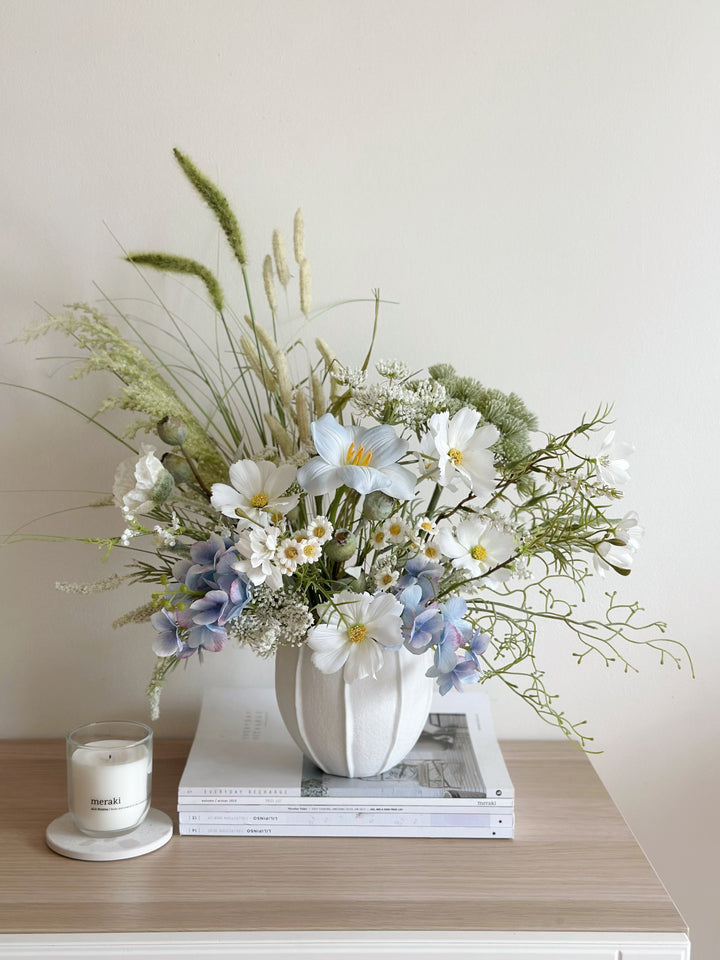 Cloud Kissed Wildflower Garden In The Pot (1-sided)