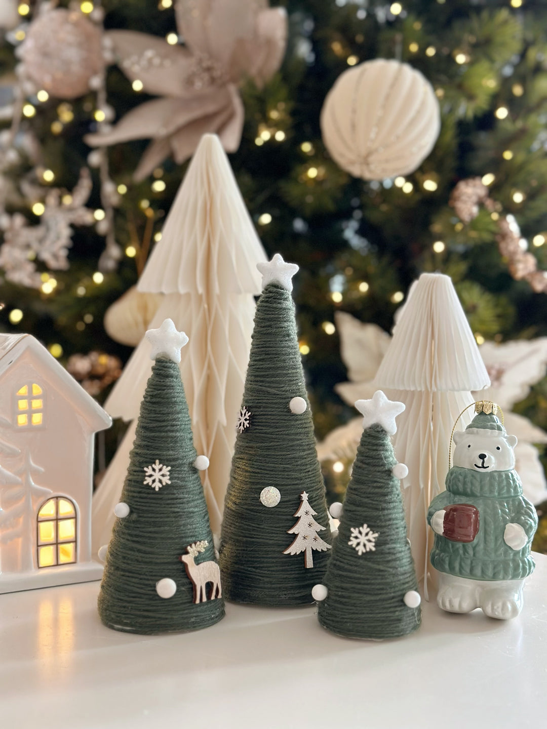 Nordic Whimsy Tree Trio (set of 3)