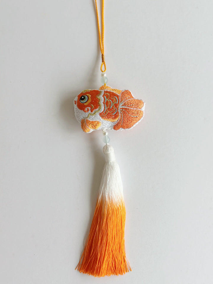 Prosperity Pastel Goldfish Tassel Charm (4 colours)