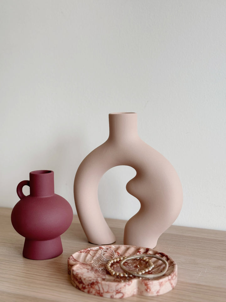 Latte Curves Sculpture Vase