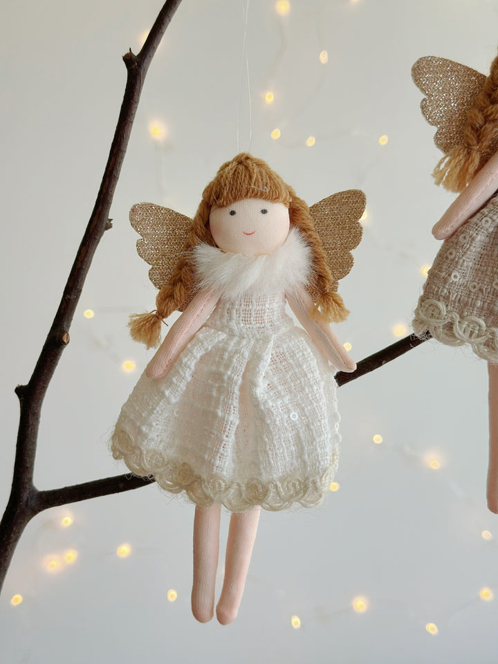 PRE-ORDER (18-20 Nov): Rustic Angel Charm Ornament (3 colours)