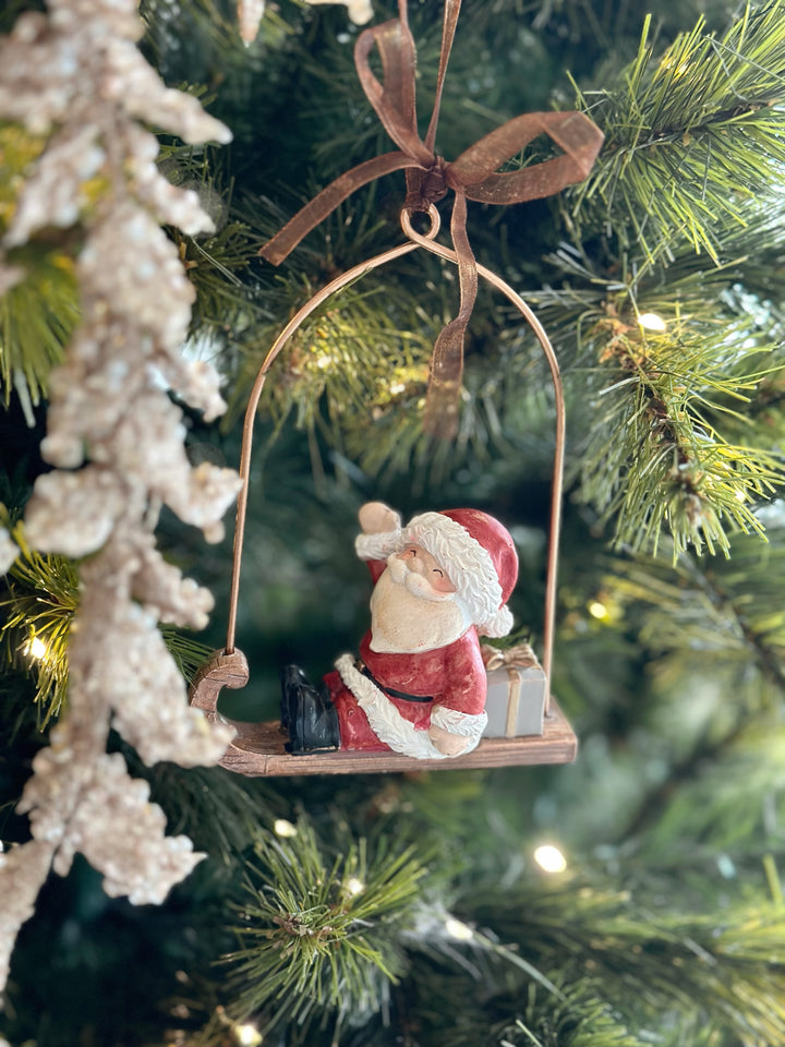 PRE-ORDER (21-25 Nov): Santa’s Sleigh Swing Hanging Ornament