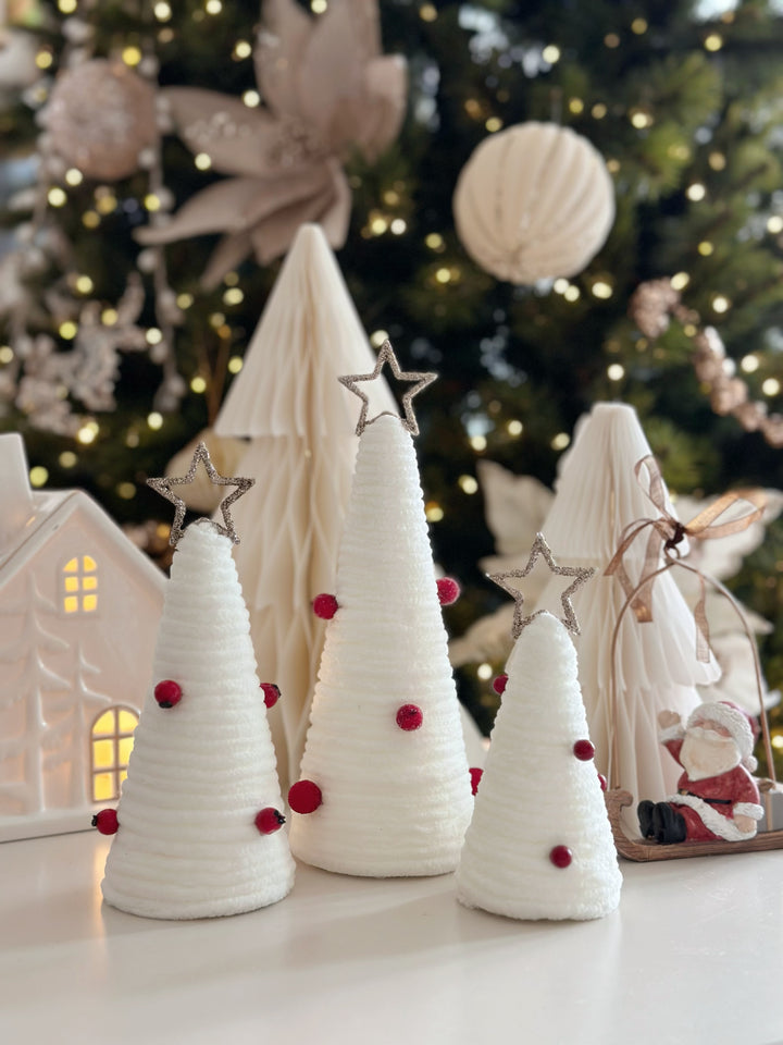 Frosted Elegance Tree Trio (set of 3)