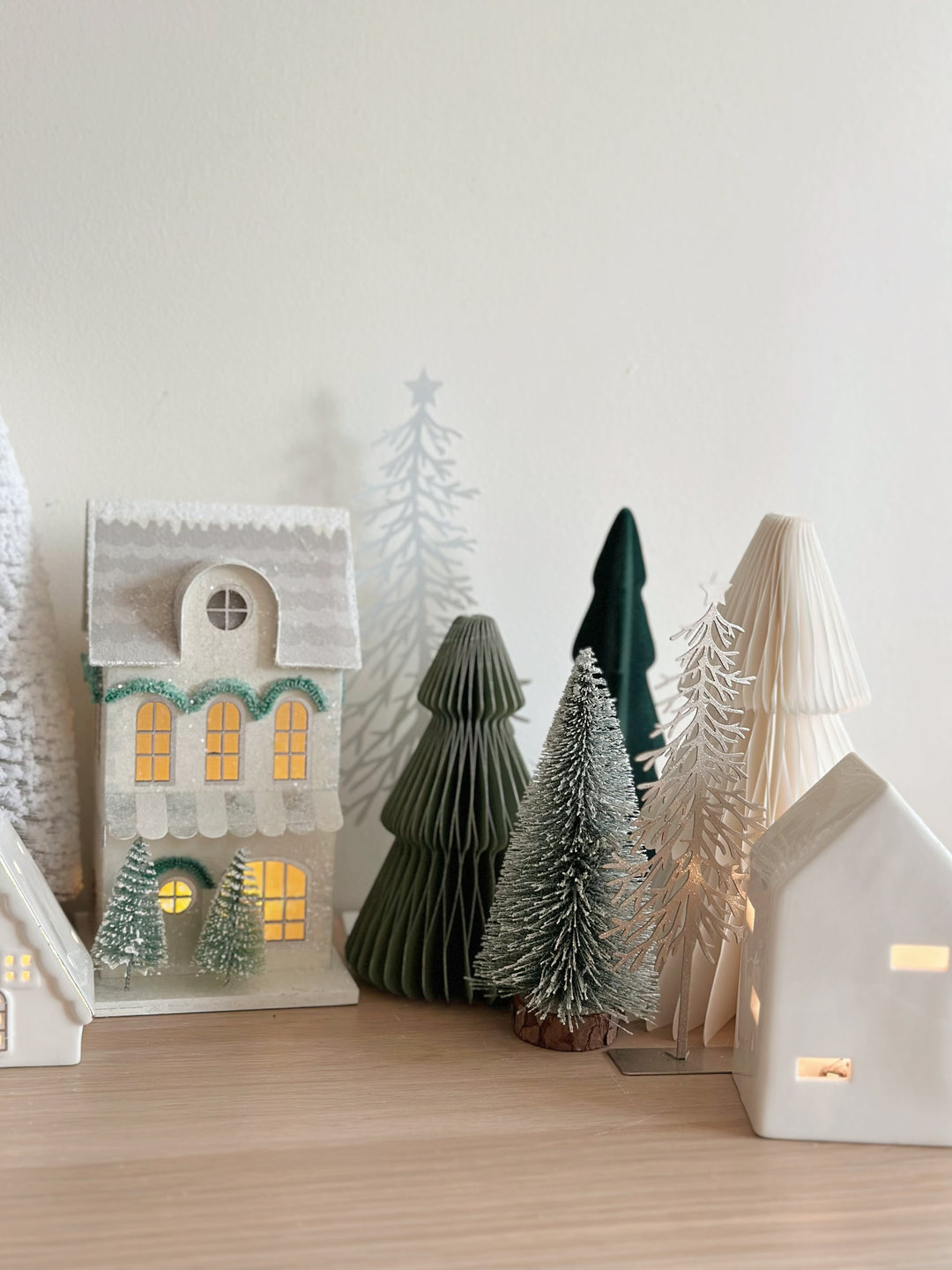 PRE-ORDER (21-27 Nov): Dusty Green Magnetic Paper Trees (set of 2)