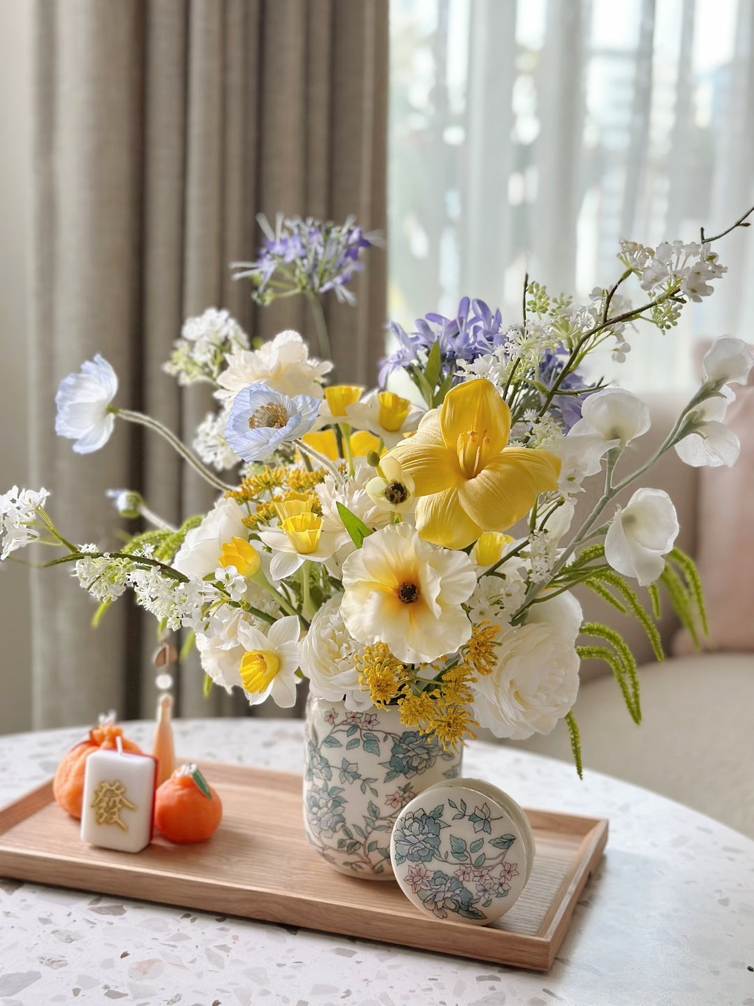 Blooming Serenity in the Jar (2-sided)