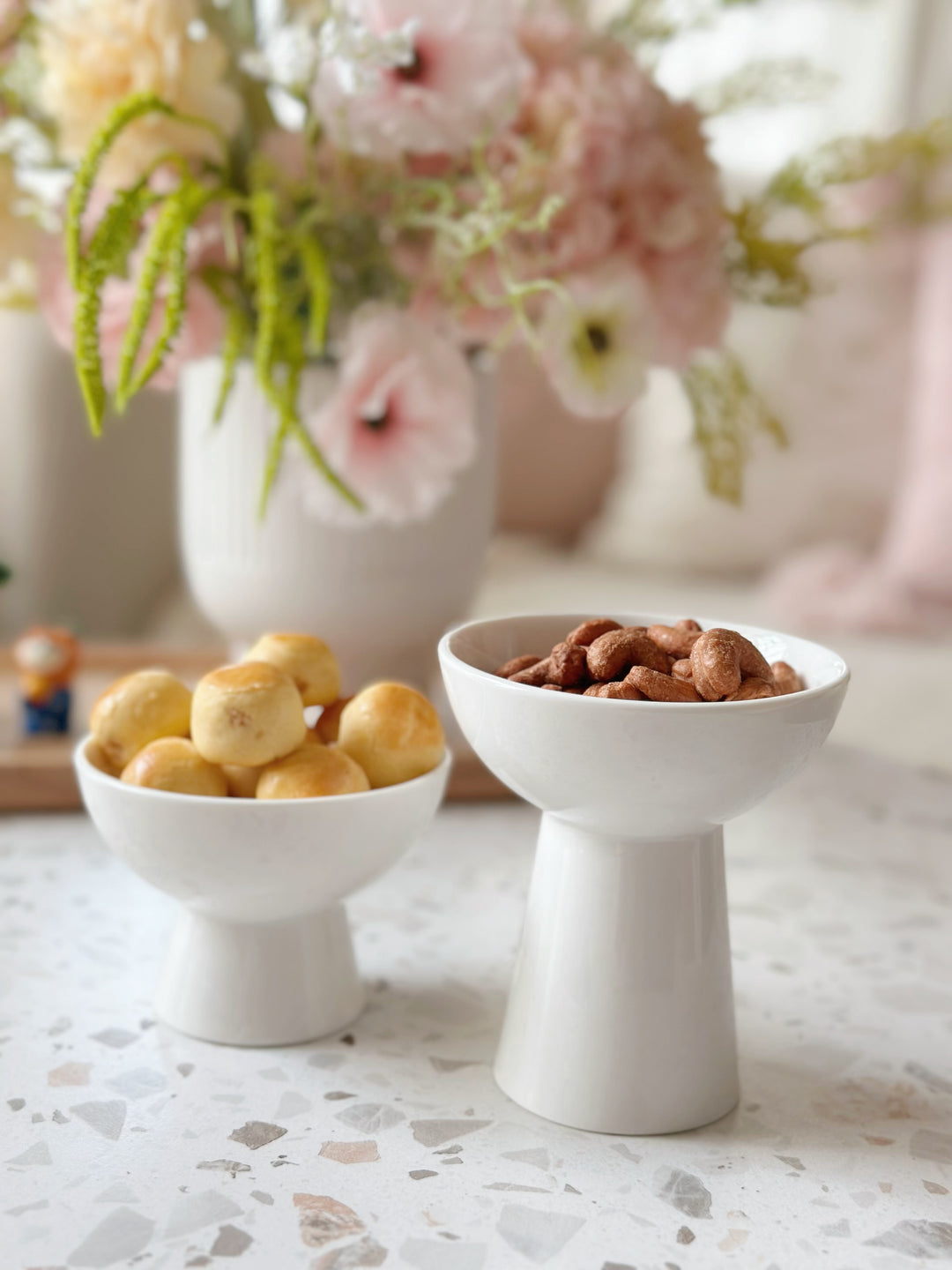 Celeste Pedestal Snack Bowls (2 options)