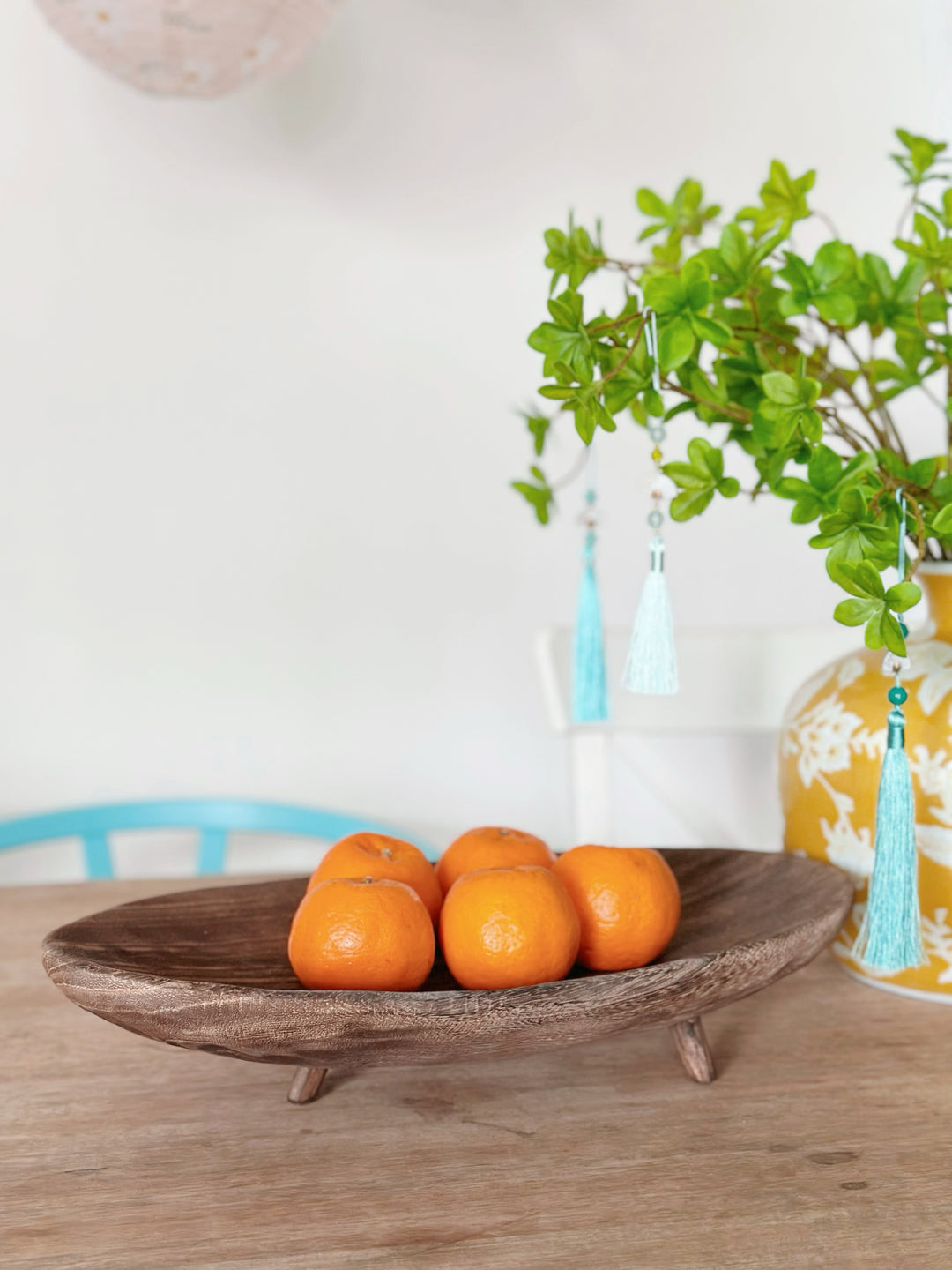 Leggy Paulownia Elegance Curved Large Oval Tray