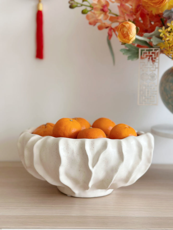 Ripple Grace Porcelain Bowl