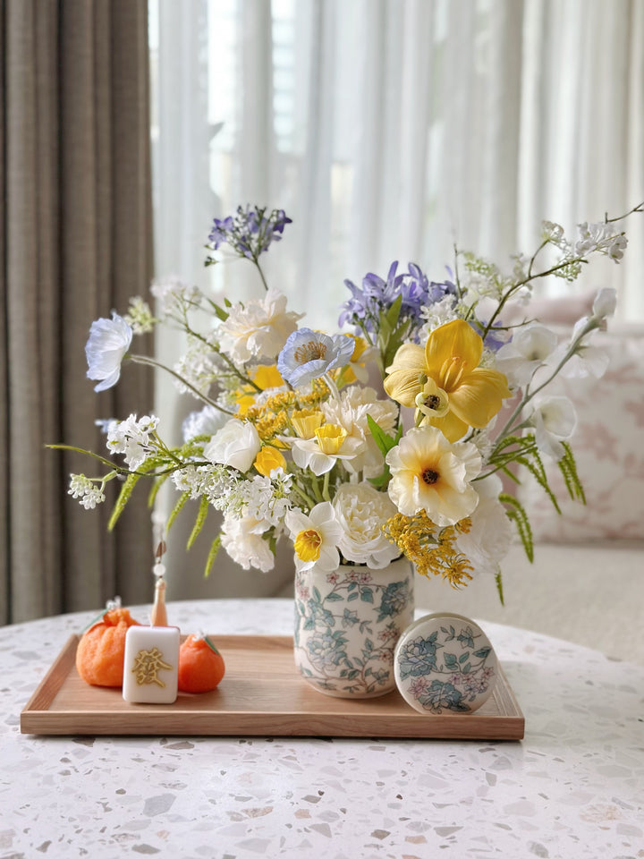 Blooming Serenity in the Jar (2-sided)