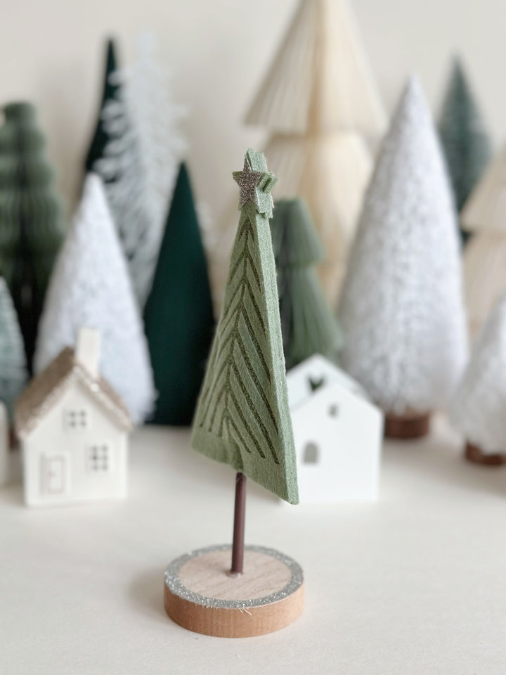 Felted Woodland Charm Tree