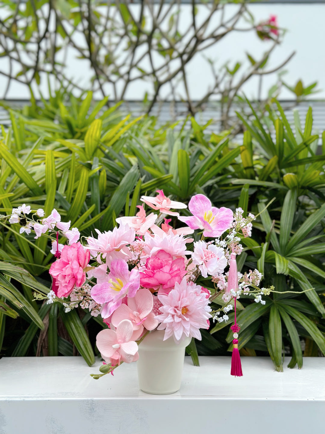 Lunar Elegance Blossoms in the Pot (1-sided)