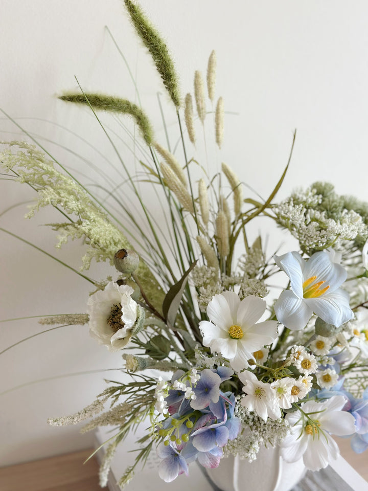 Cloud Kissed Wildflower Garden In The Pot (1-sided)