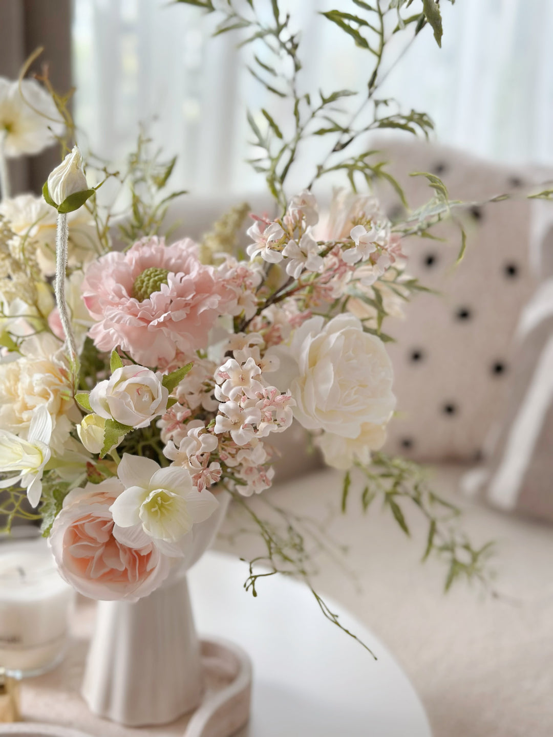 Whispering Petals In Vase (2-sided)