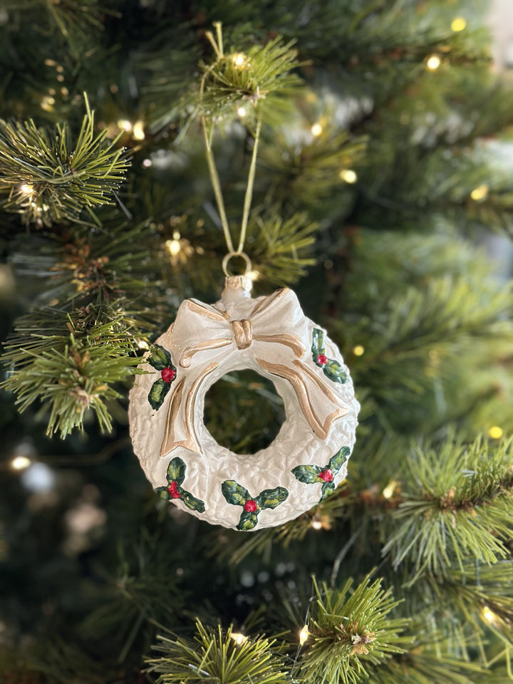 PRE-ORDER (22-26 Nov): Classic Bow Wreath Ornament