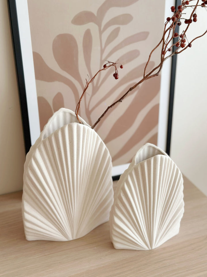 Palm Radiance Duo Vases (set of 2)