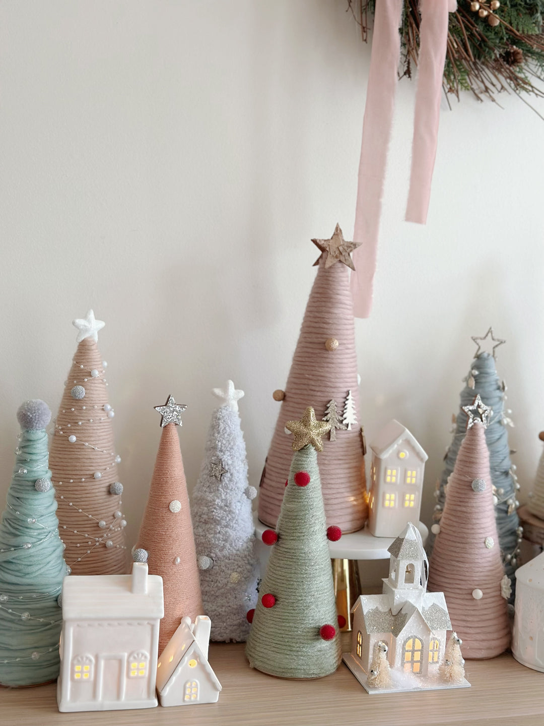 Whimsical Yarn Forest