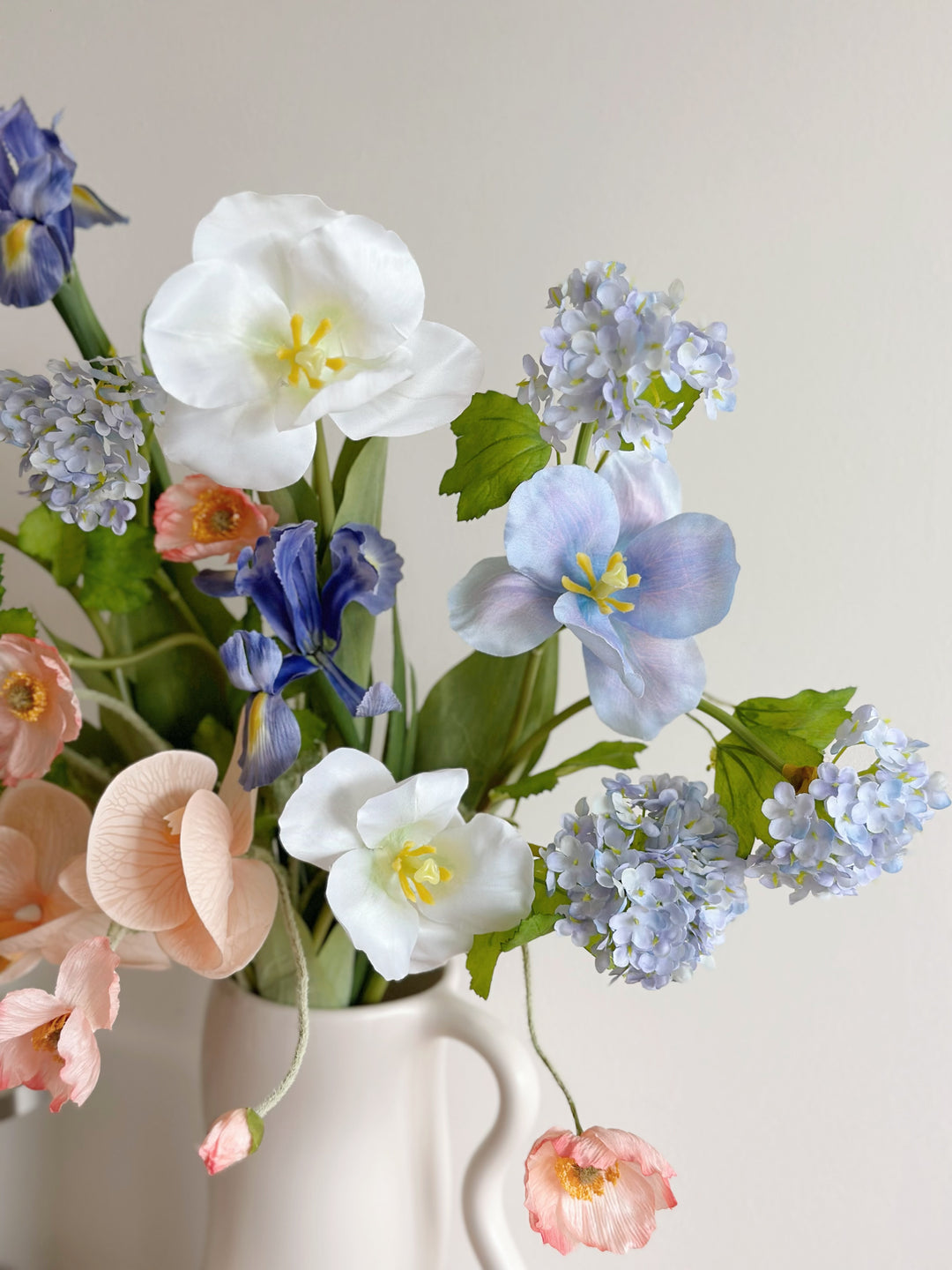 Coral Spring Serenade Bouquet (front facing)