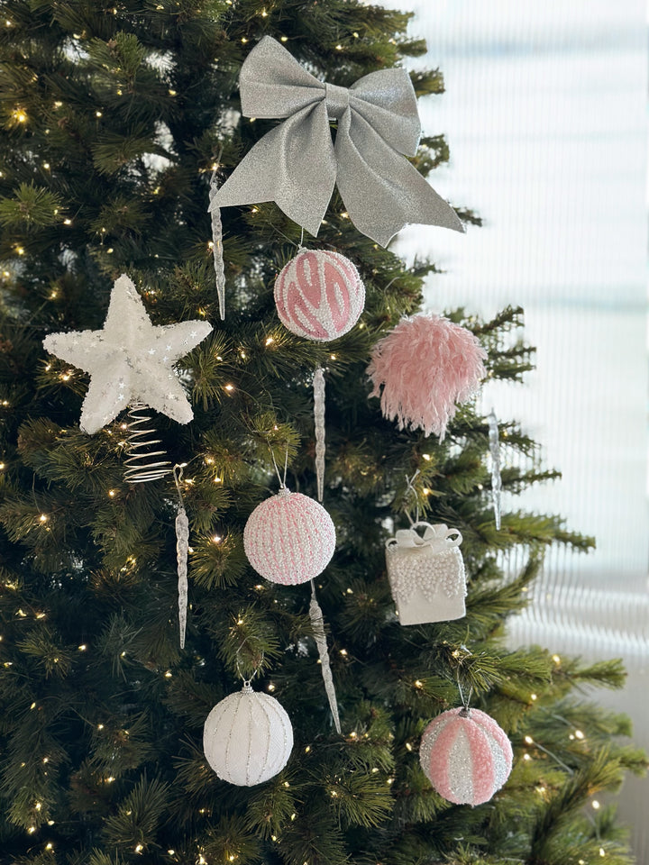 PRE-ORDER (28/11-04/12): Frosted Blush Christmas Ornament Set